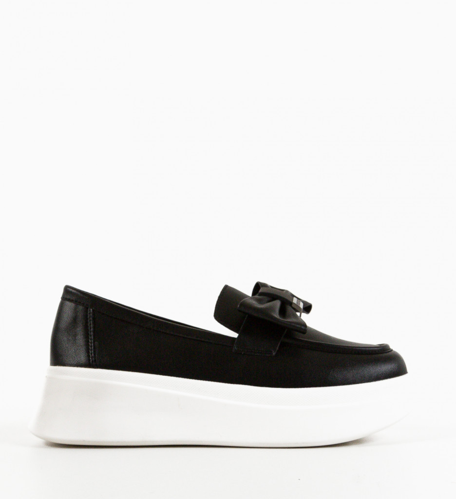 Pantofi Casual Dama Volga Negri | Confort & Stil - imagine 2