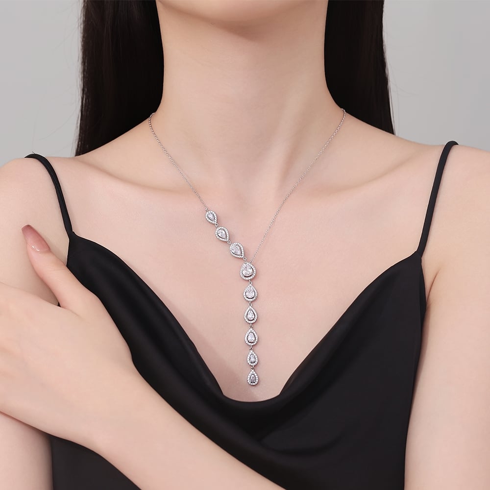 Lănțișor Argint 925 Delis - Elegant Placat Rodiu - imagine 3