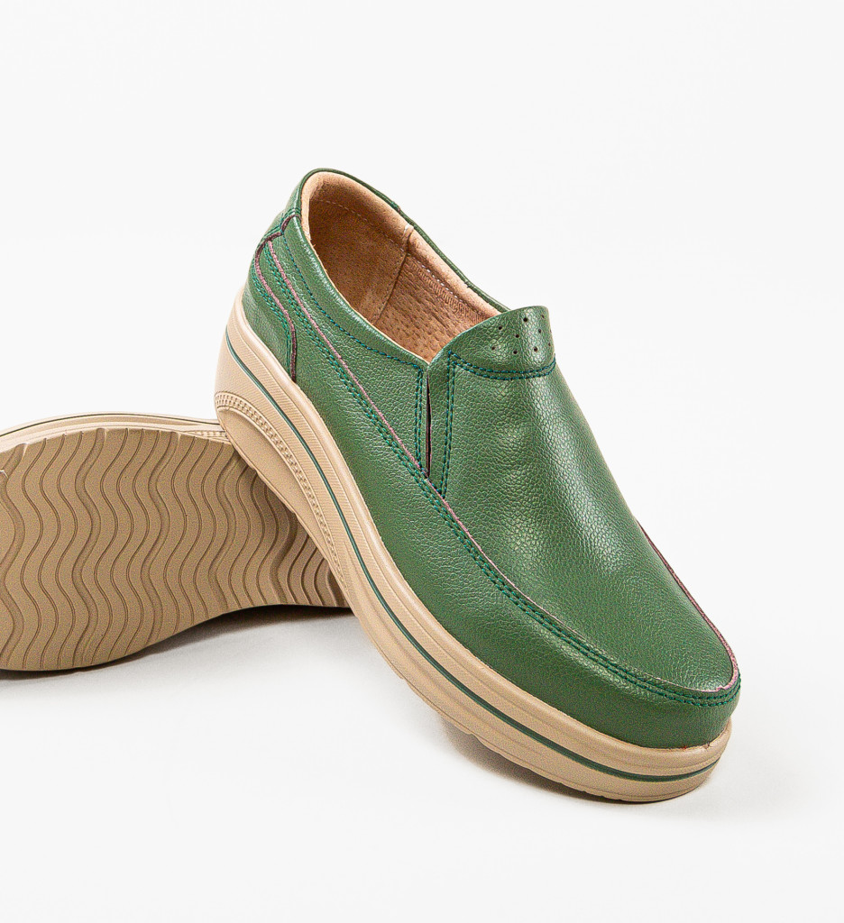 Pantofi Casual Rankin Verzi - Confort & Stil - imagine 6