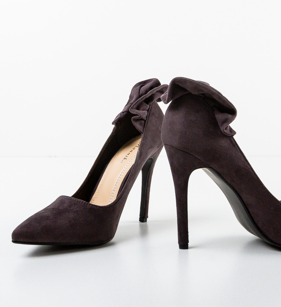 Pantofi Dama Duane Gri - Eleganta si Stil - imagine 6