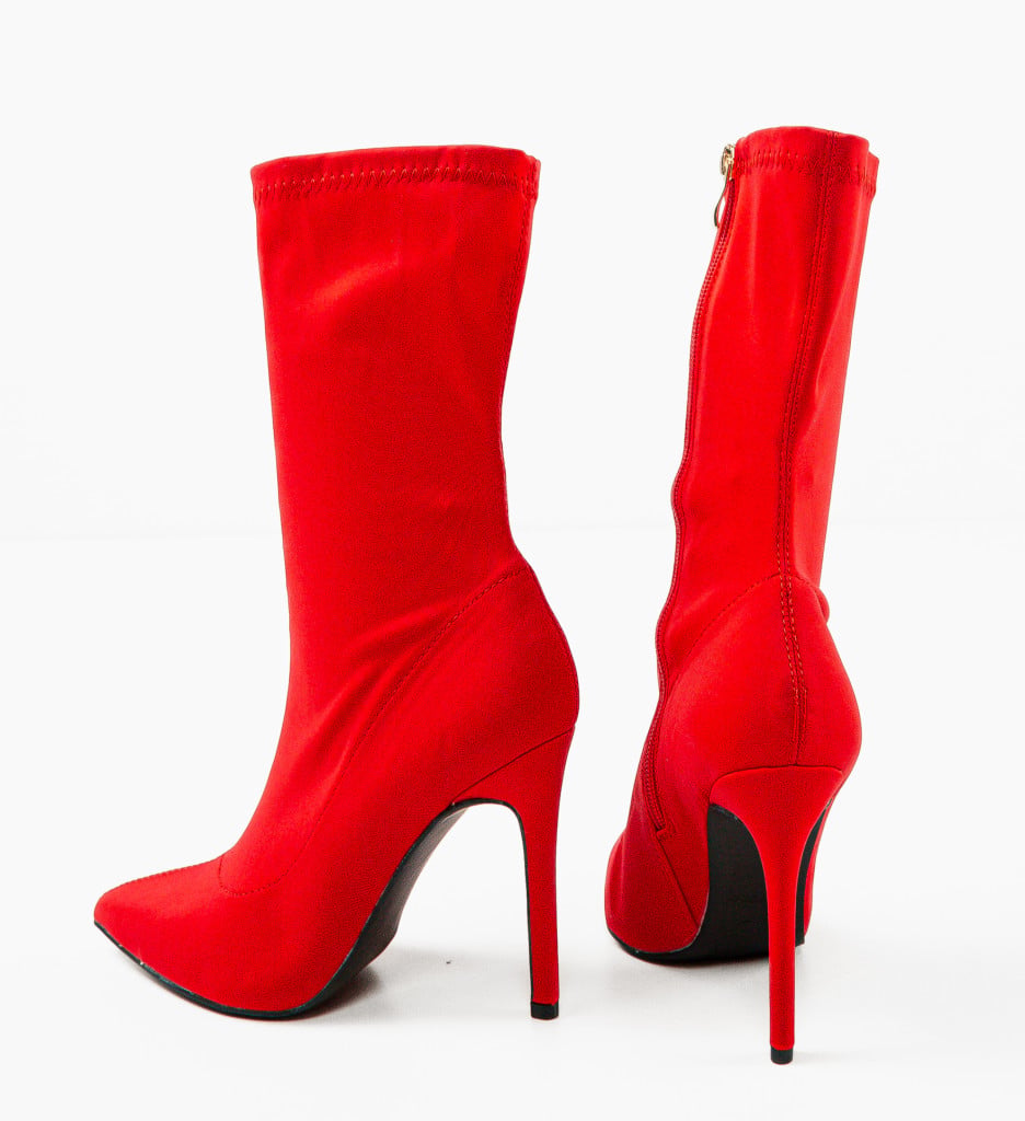 Botine Broome Rosii - Eleganta la fiecare pas - imagine 10
