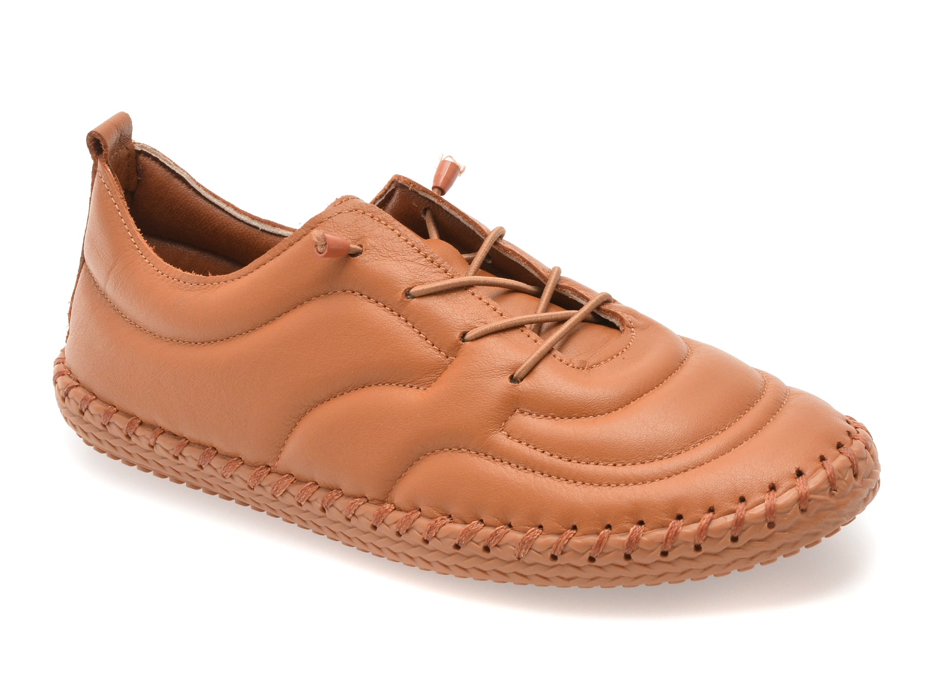 Pantofi Sport Gold Deer Maro Piele Naturală
