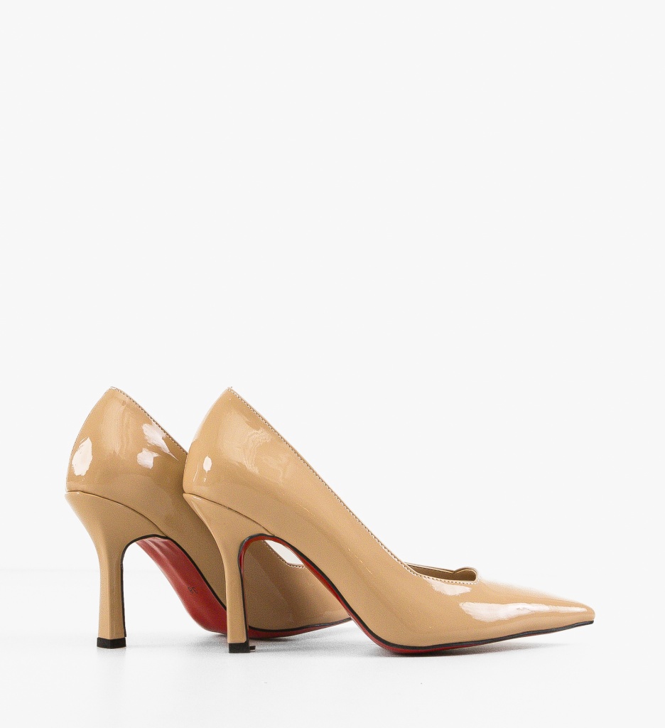 Pantofi Stiletto Vobka Bej | Eleganță și Stil - imagine 10