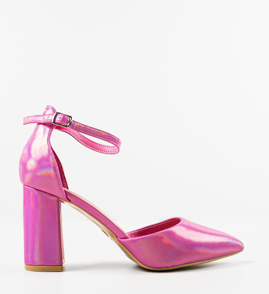 Pantofi dama Hugo Fuchsia cu Toc Eleganți - imagine 4