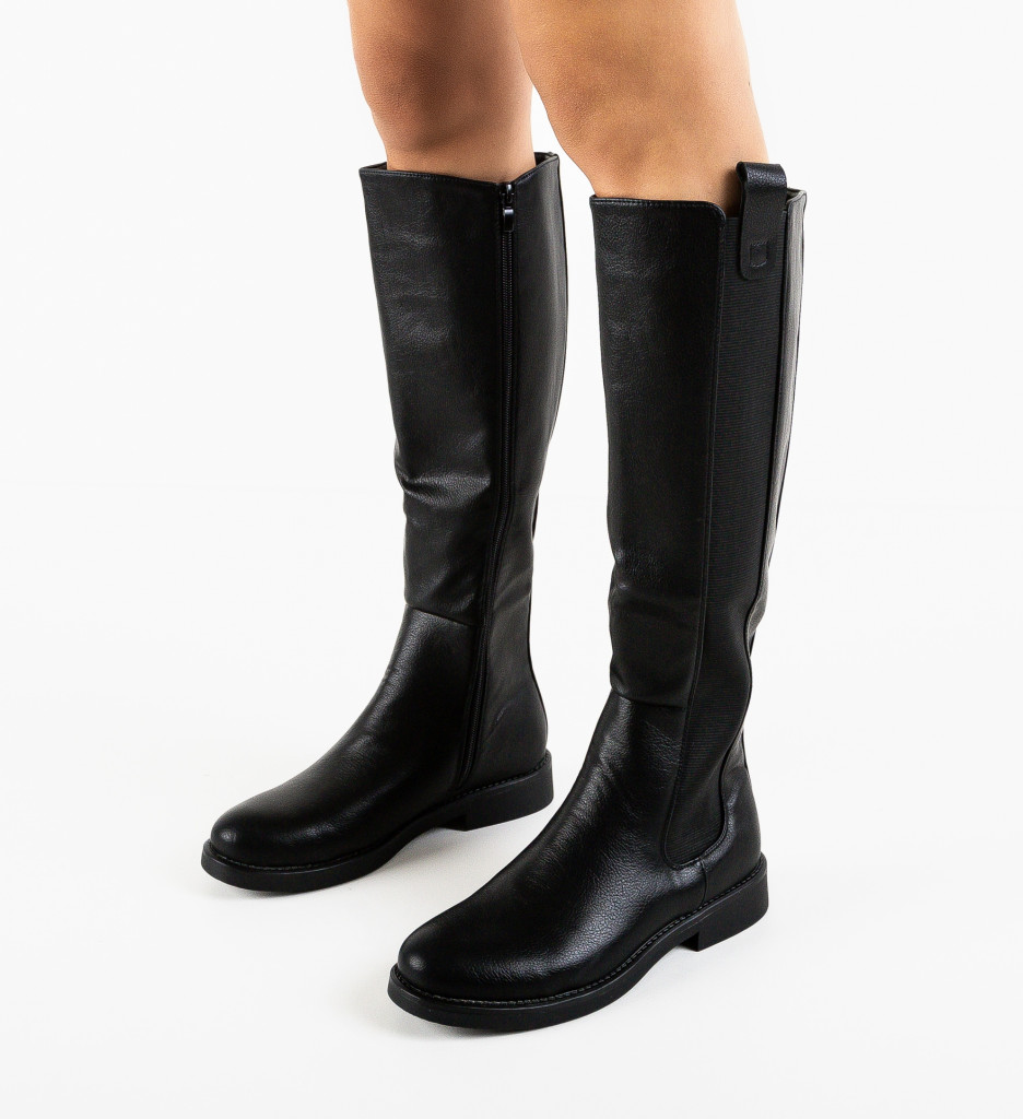 Cizme Dama Jessie Negre | Stil și Eleganță - imagine 3