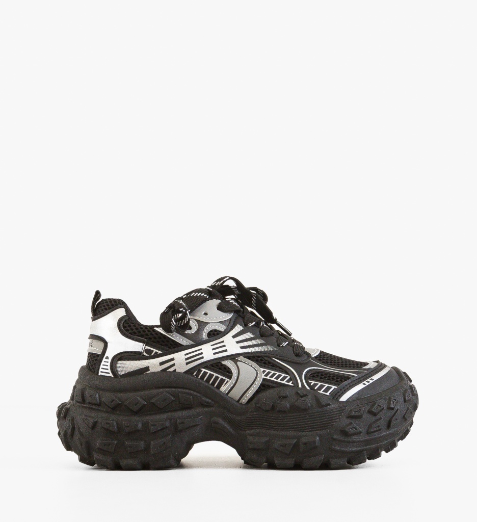 Sneakers Dama Zan Negri | Confort și Stil Urban - imagine 7