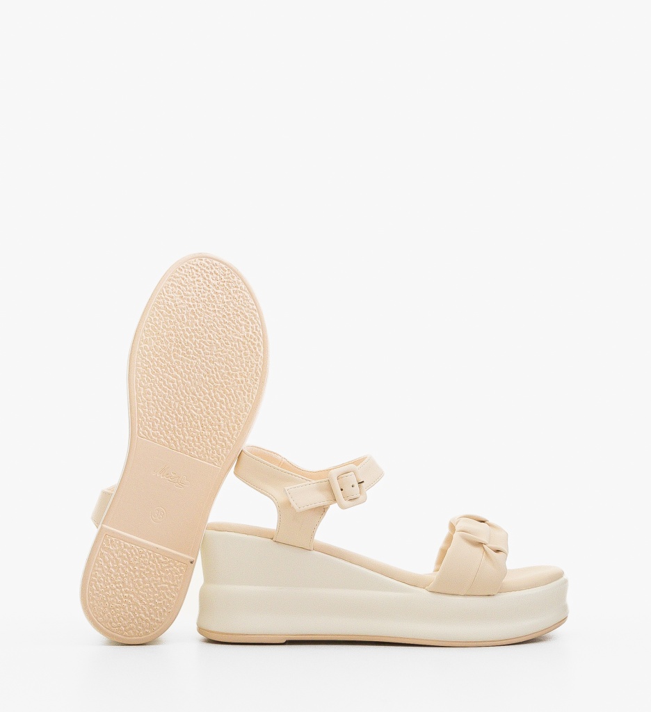 Platforme Nuska Bej | Confort și Eleganță - imagine 3