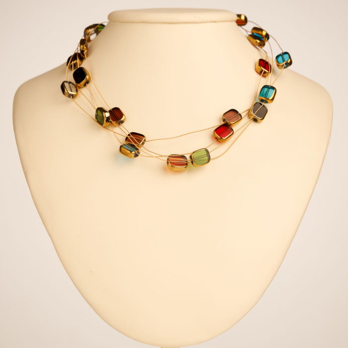 Colier Shopika - Eleganță multicoloră