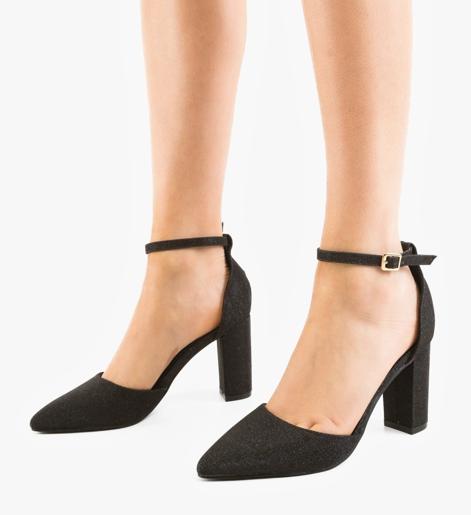 Pantofi dama cu toc Young Negri Eleganți - imagine 4