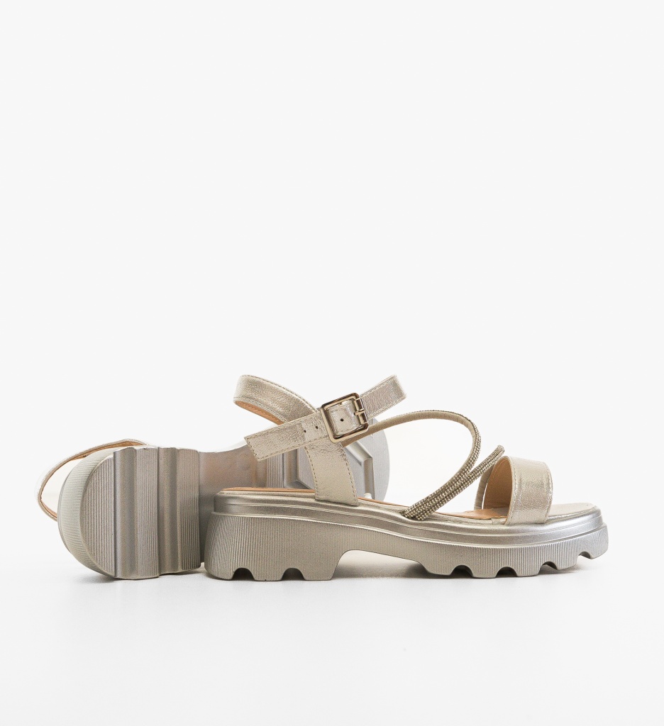 Sandale Dama Lance Argintii - Eleganta si Stil - imagine 4