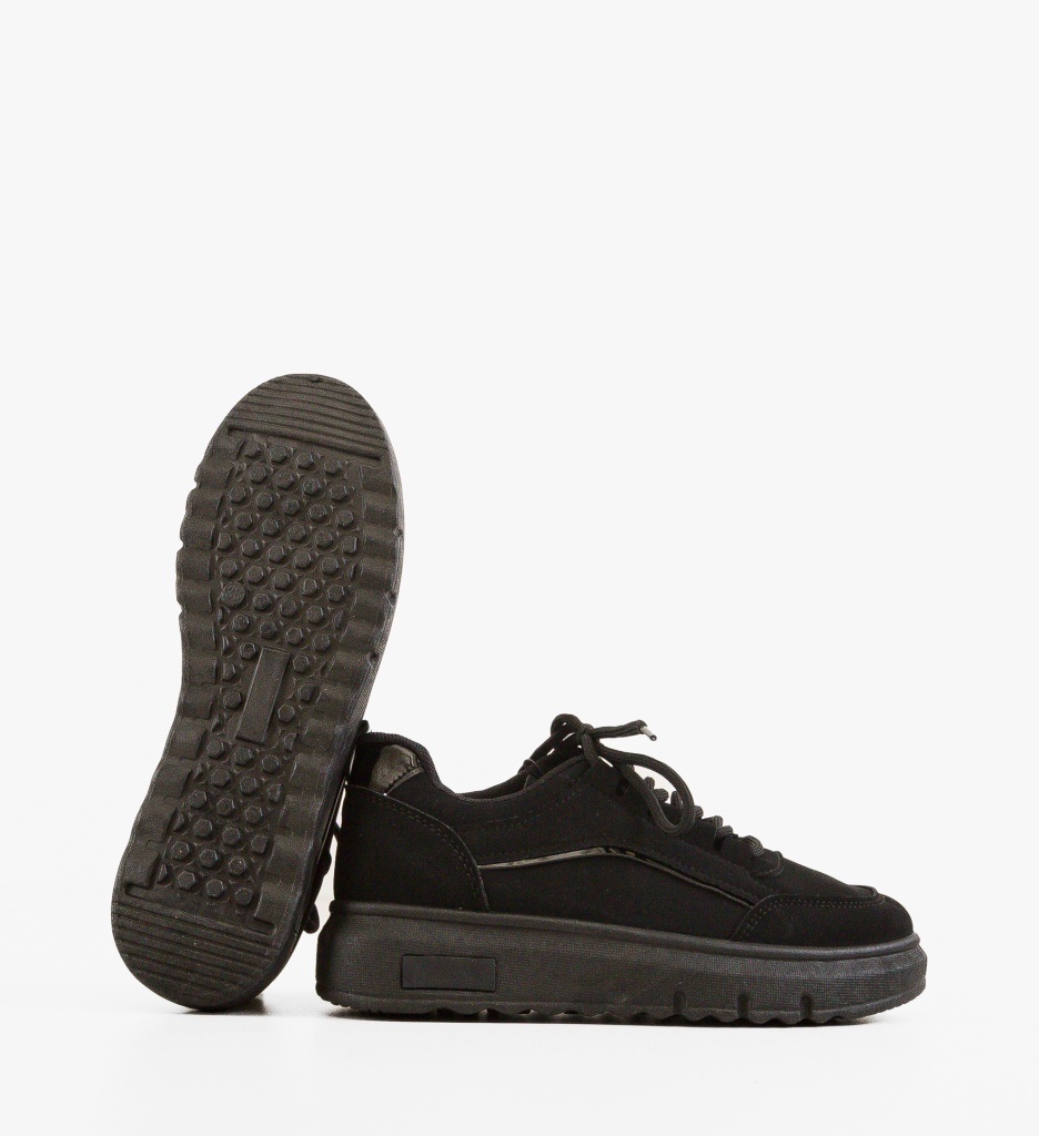 Sneakers Dama Elys Negru - Confort & Stil - imagine 7