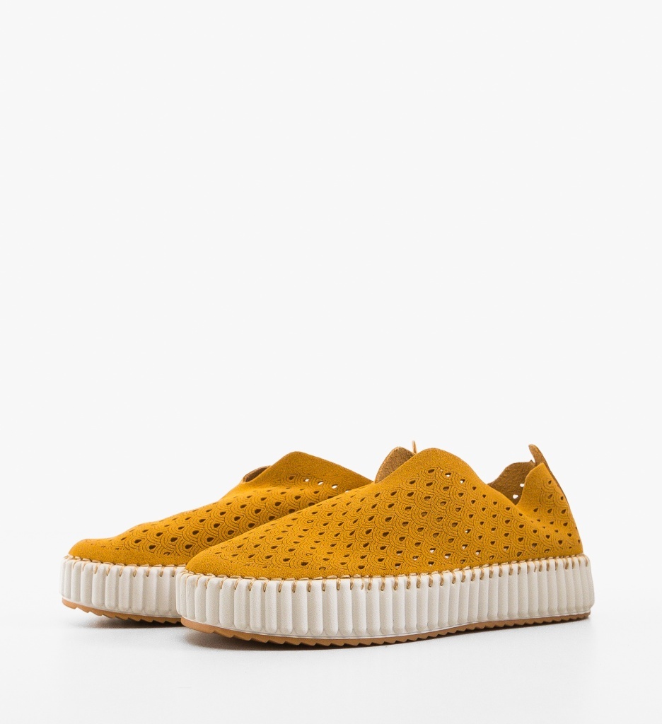 Pantofi Casual Berrt Camel Confort - imagine 5