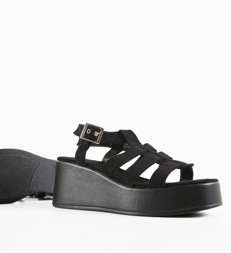Platforme Dama Nablus Negre - Stil și Confort - imagine 6