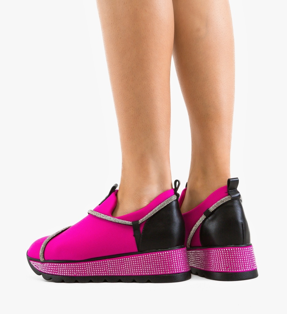 Pantofi Casual Kambe Fuchsia - Confort și Stil - imagine 4