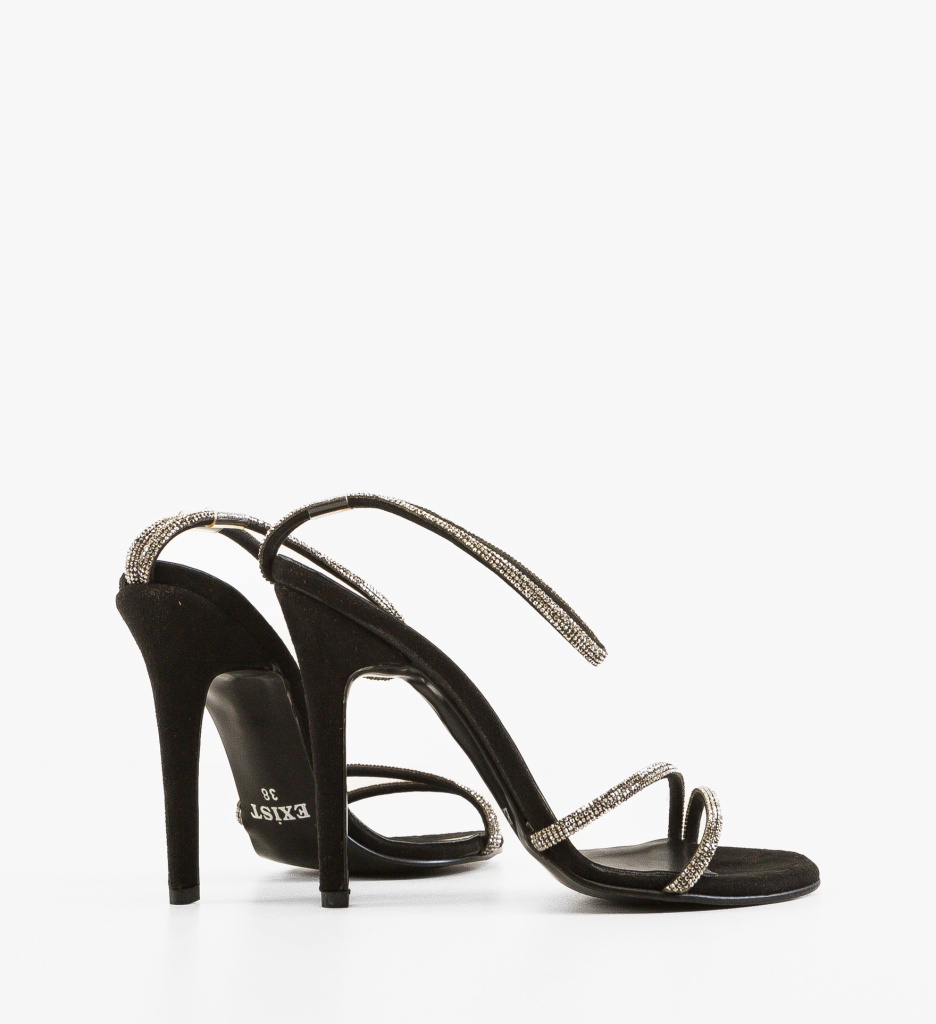 Sandale cu Toc Kajus Negre - Eleganță și Stil - imagine 3