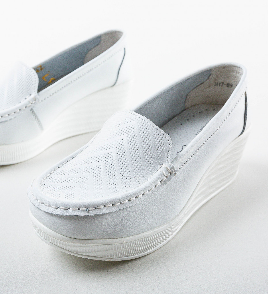 Pantofi Casual Ely Albi - Confort și Stil - imagine 5