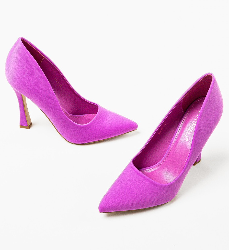 Pantofi cu Toc Olyga Mov - Eleganță și Stil - imagine 4