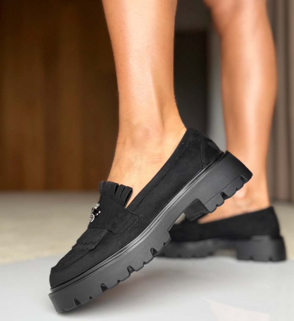 Pantofi Casual Trevy Negri 3 – Confort și Stil - imagine 3