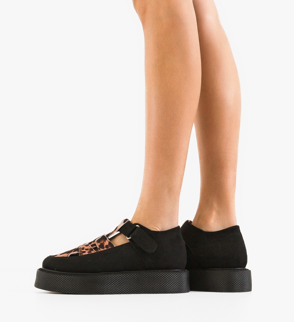 Pantofi Casual Gryndy Negri - Confort și Stil - imagine 3