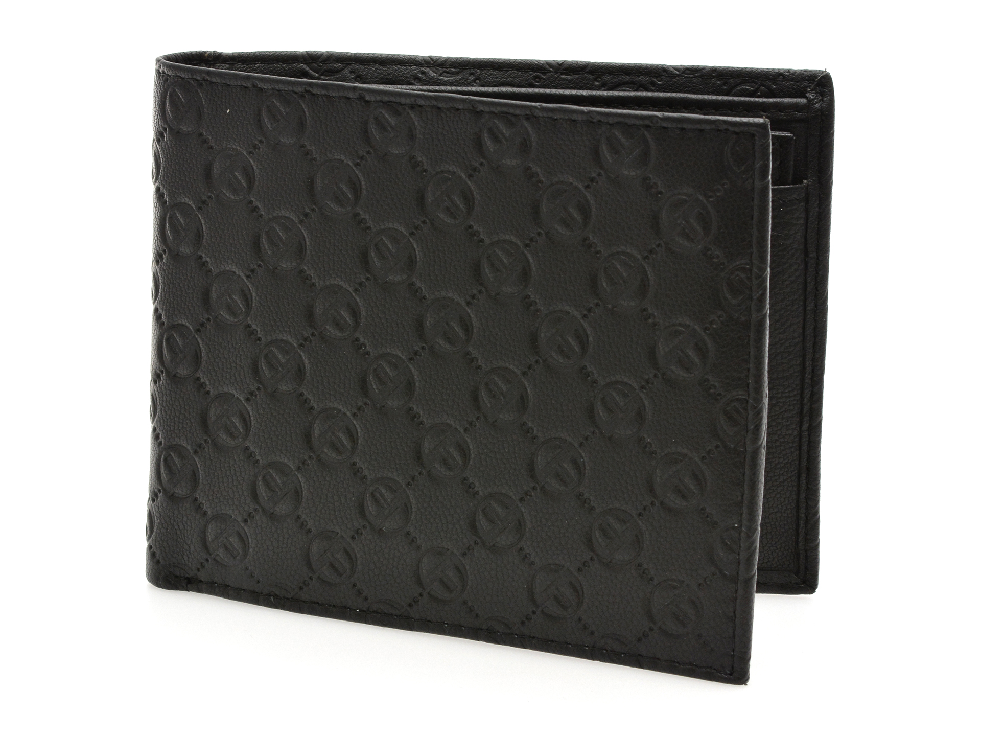 Portofel Sergio Tacchini Negru Piele Naturală