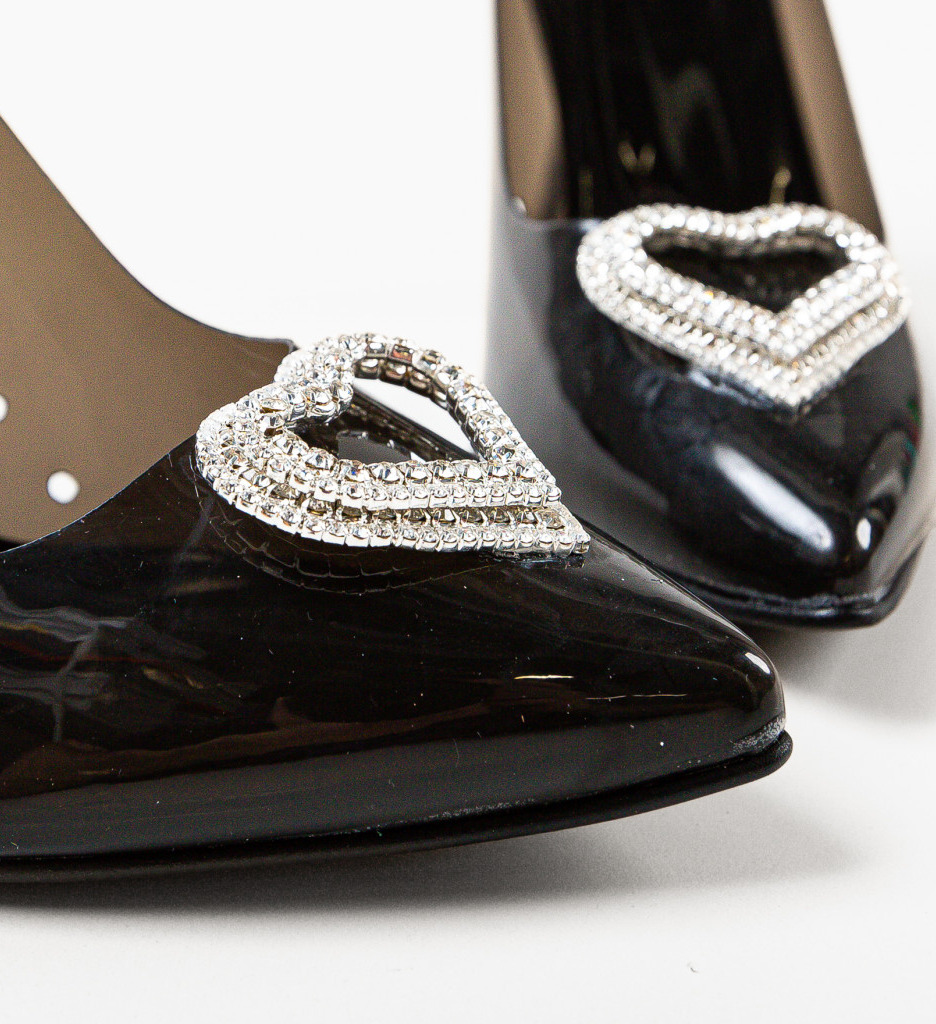 Pantofi Dama Myhear Negri - Eleganță și Stil - imagine 15