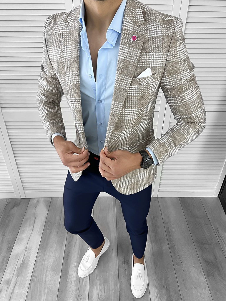 Sacou Barbati Slim Fit pentru Office si Evenimente
