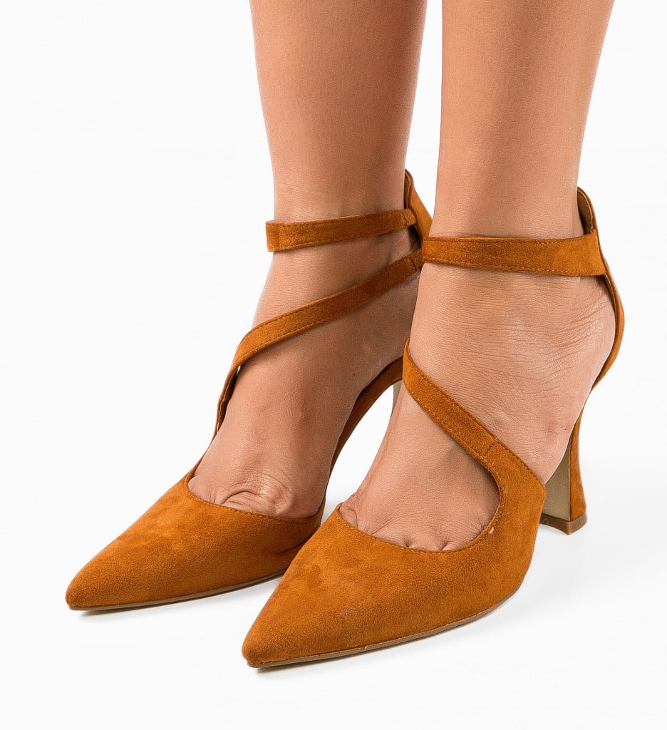 Pantofi dama Abdur Camel | Eleganță și Stil - imagine 4