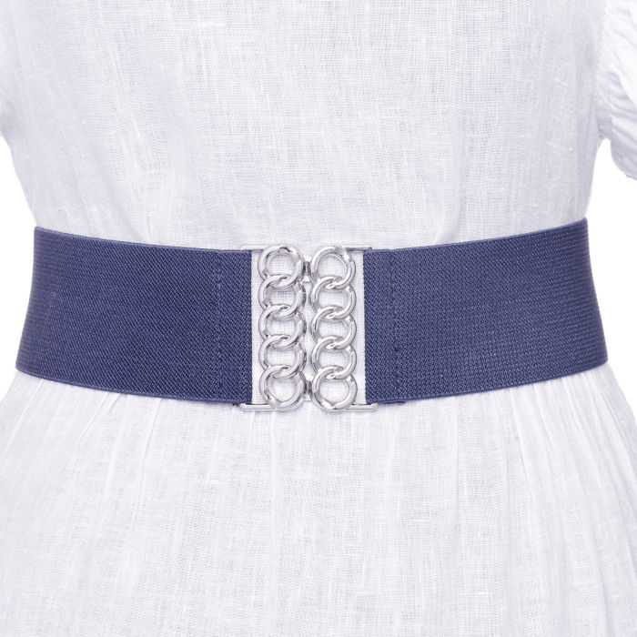 Curea Bleumarin Elastică Shopika | Stil și Confort - imagine 1