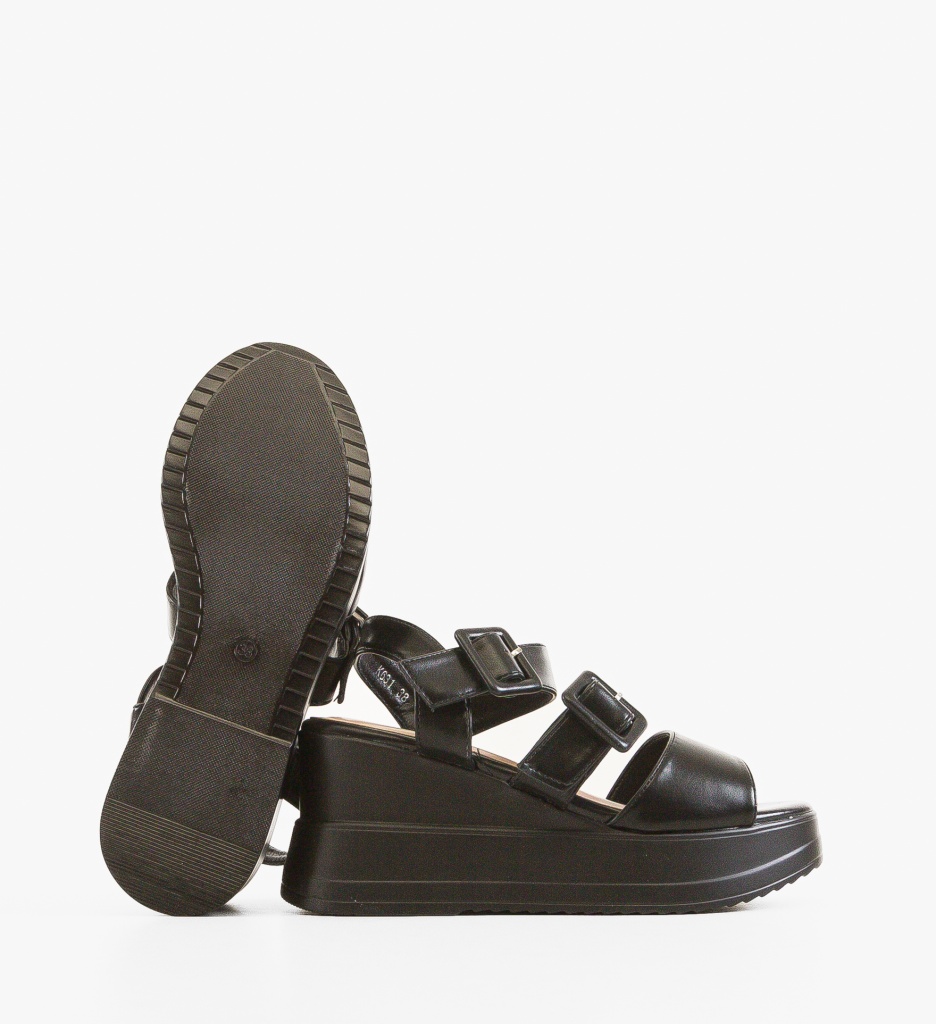 Sandale Dama Evans Negre | Eleganță & Confort - imagine 5