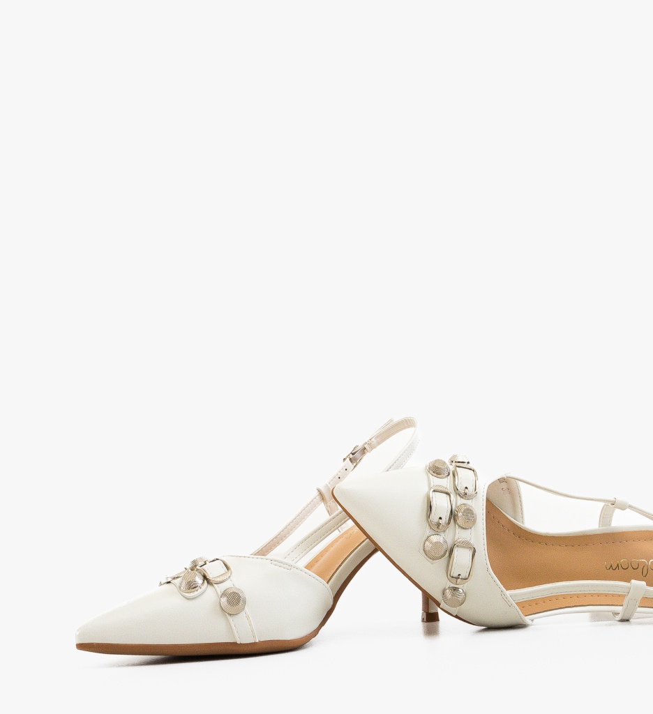 Pantofi Fleur Albi - Eleganță pentru Orice Ocazie - imagine 7