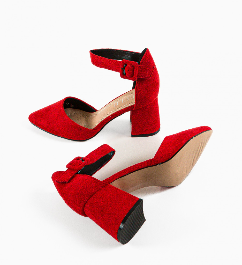 Pantofi Shard Rosii - Eleganță și Stil - imagine 8