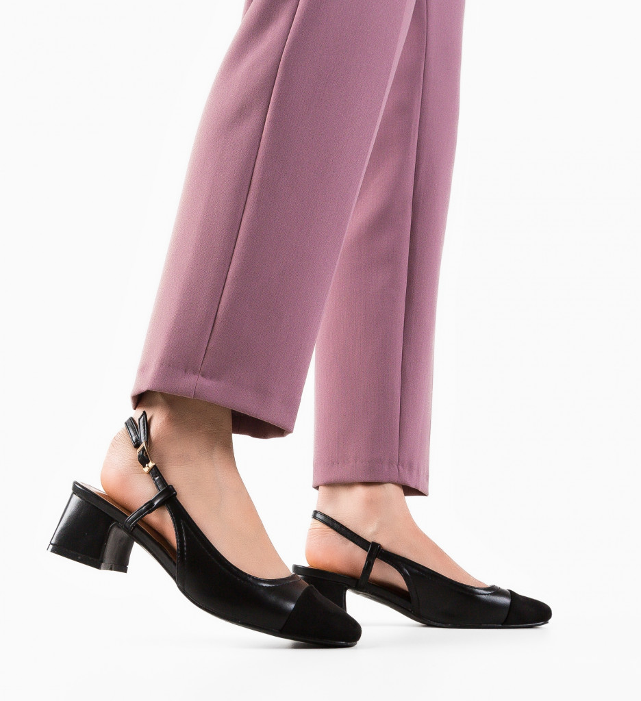 Pantofi Eilee Negri - Eleganță și Stil - imagine 3