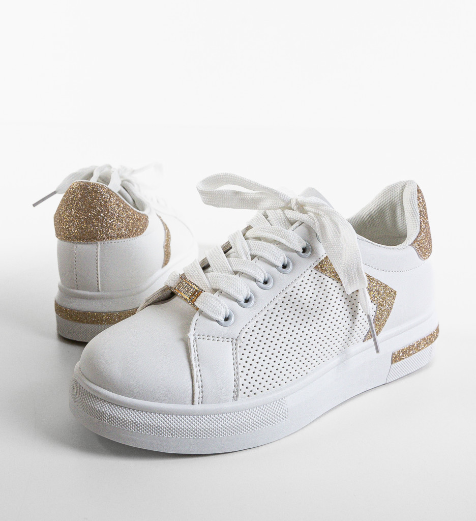 Pantofi Sport Herbie Aurii - Stil și Confort