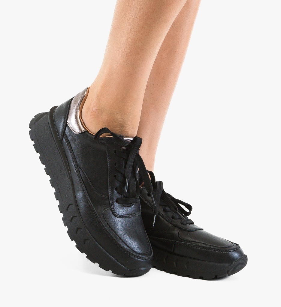 Sneakers Dama Myrya Negri | Confort și Stil Sport - imagine 4