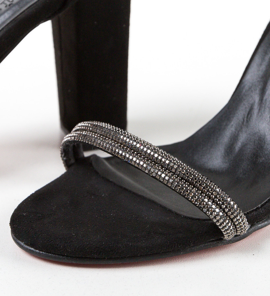 Sandale Taragan Negre | Eleganță și Stil - imagine 7