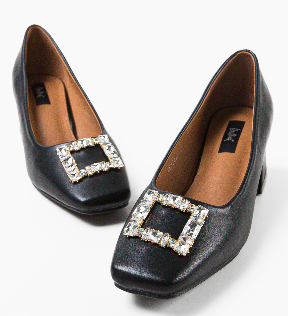 Pantofi Blevins Negri - Eleganță și Stil - imagine 5