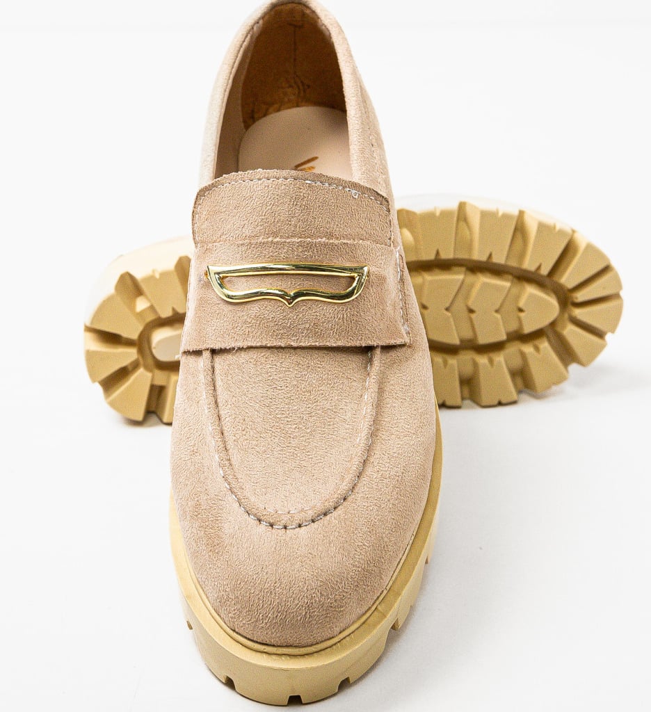 Pantofi Casual Beikrols Bej - Confort și Stil - imagine 16