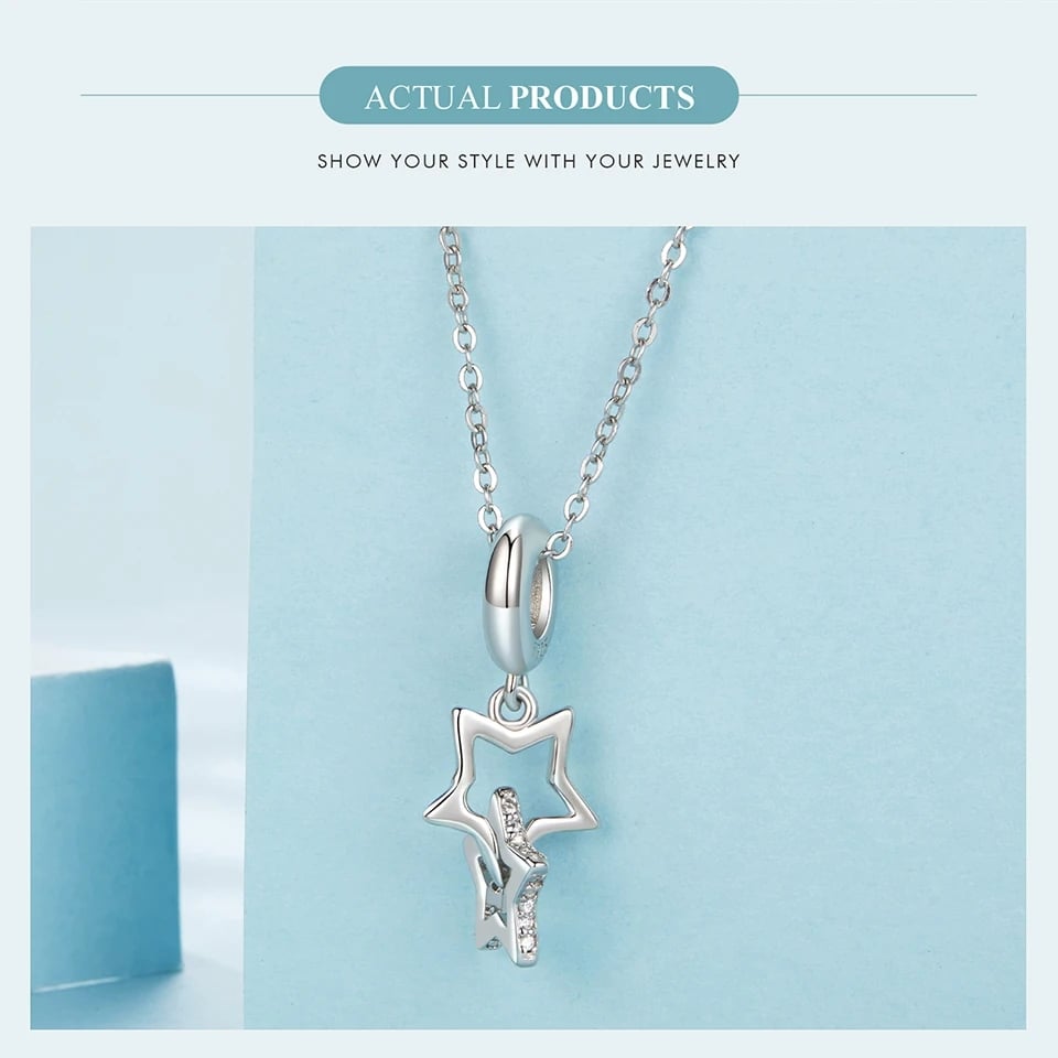 Charm Stelute Argint Delis | Strălucire Premium - imagine 3