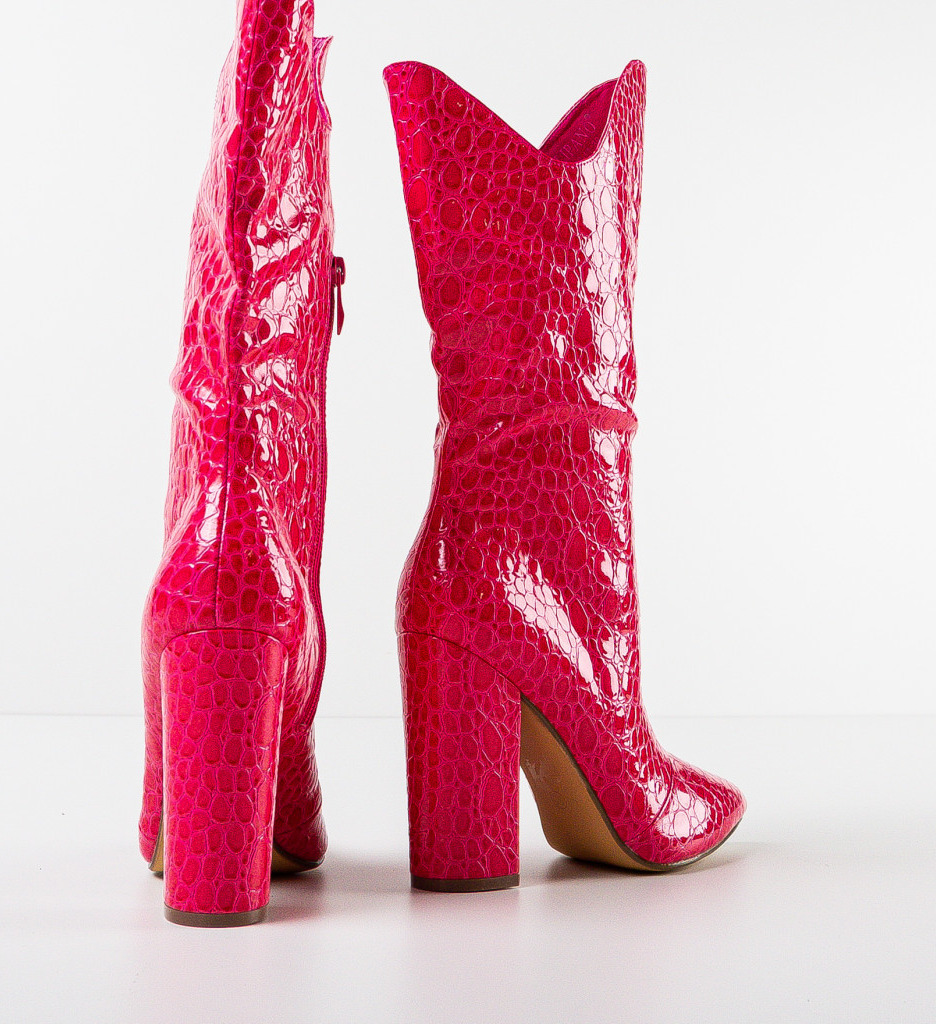 Cizme Ezekiel Fuchsia - Stil și Eleganță - imagine 8