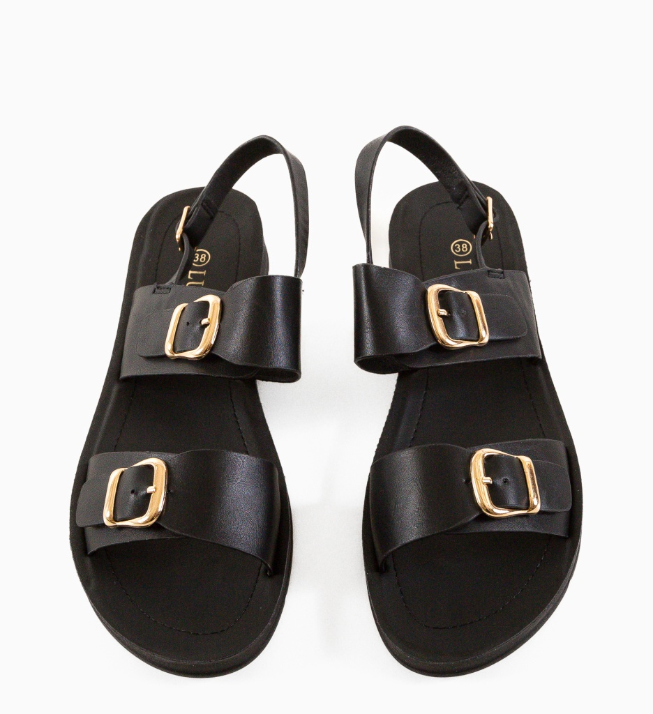 Sandale Dama Genex Negre | Eleganță și Confort - imagine 8