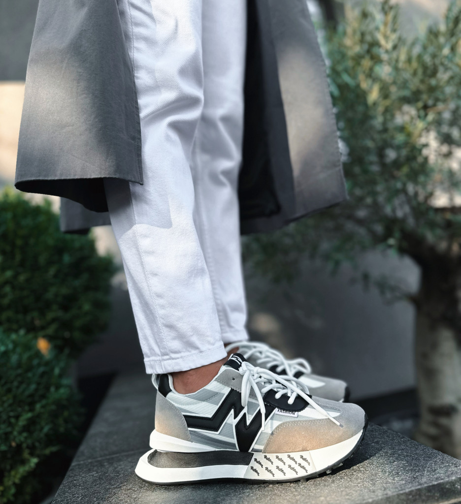 Sneakers Dama Dante Gri - Confort și Stil - imagine 7