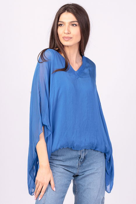 Bluza Matase Shopika - Decolteu V Elegant