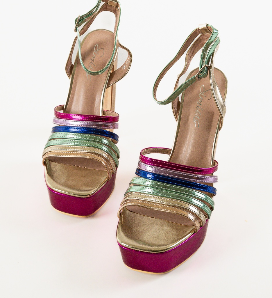 Sandale cu Toc Darcey Multi - Stil Versatil - imagine 6