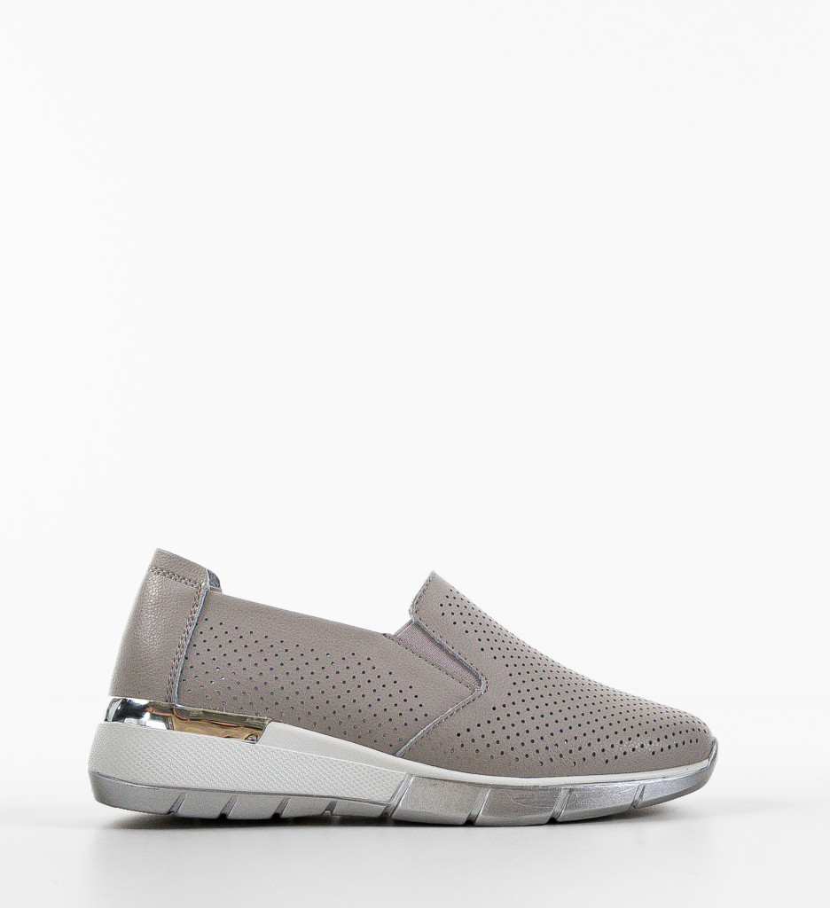 Pantofi Pufine Gri | Confort și Stil Casual - imagine 6