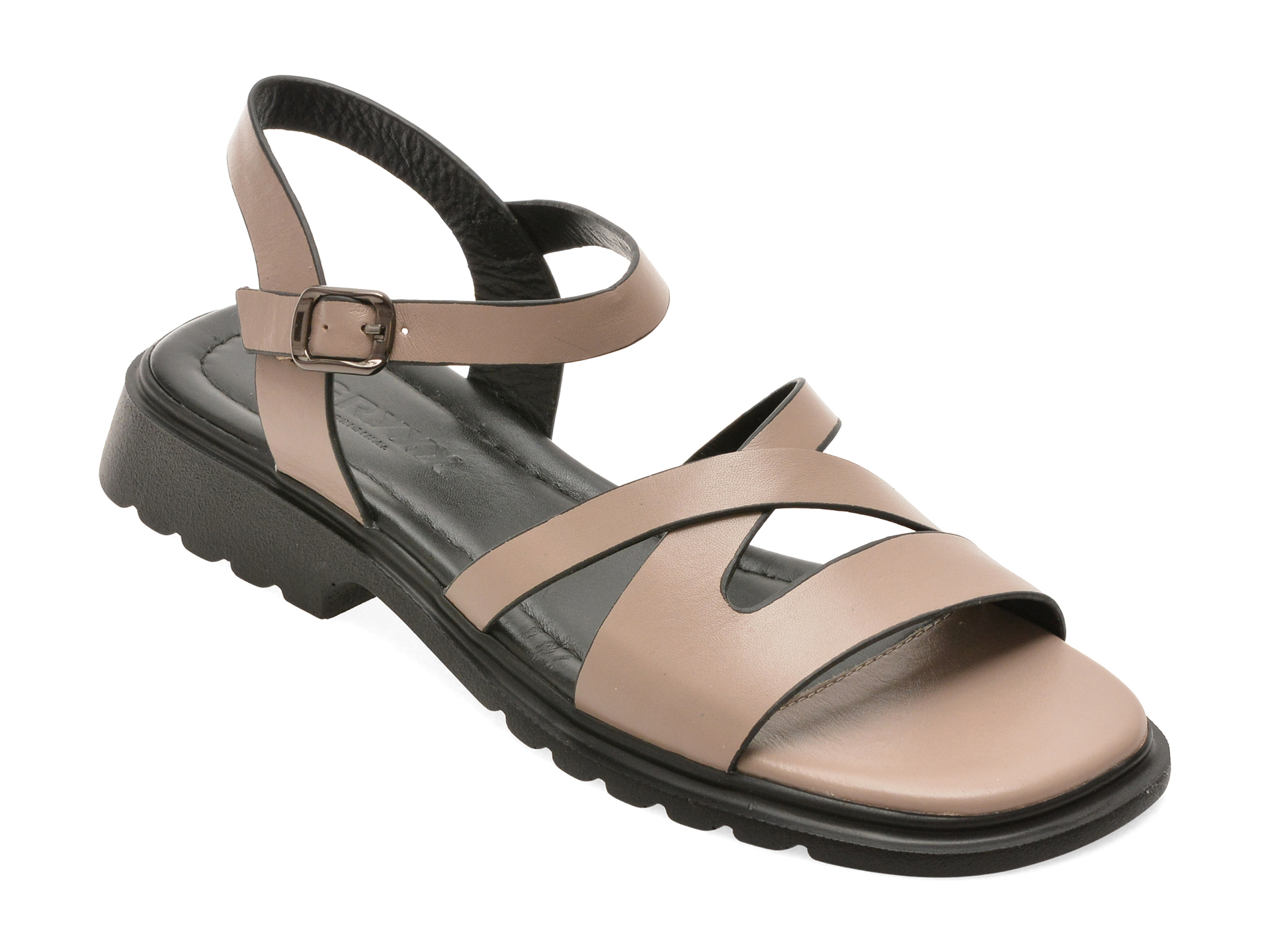 Sandale GRYXX Gri din Piele Naturală