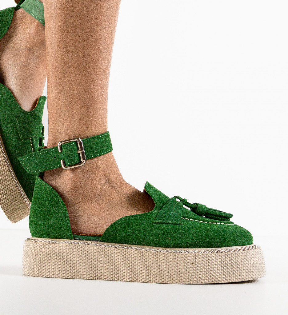 Pantofi Casual Cestus Verzi | Confort și Stil