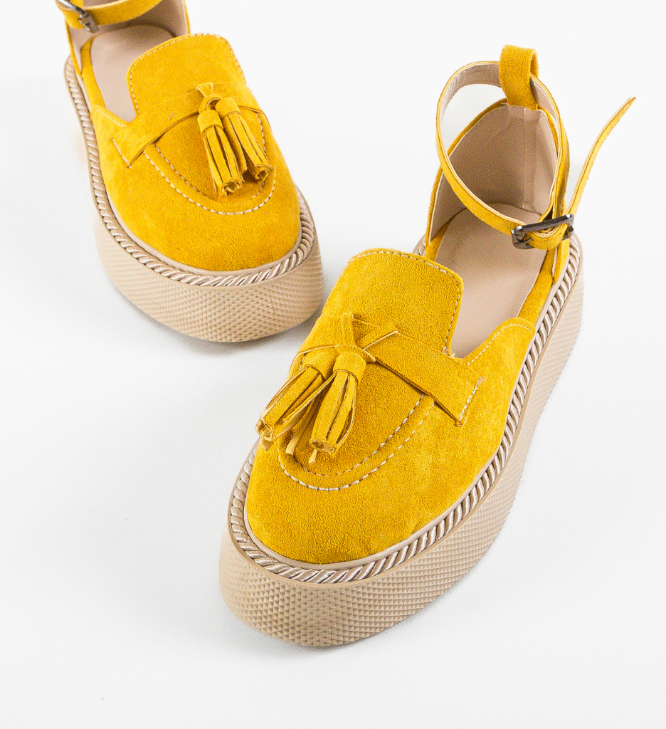 Pantofi Casual Kalin Galbeni | Stil și Confort - imagine 6