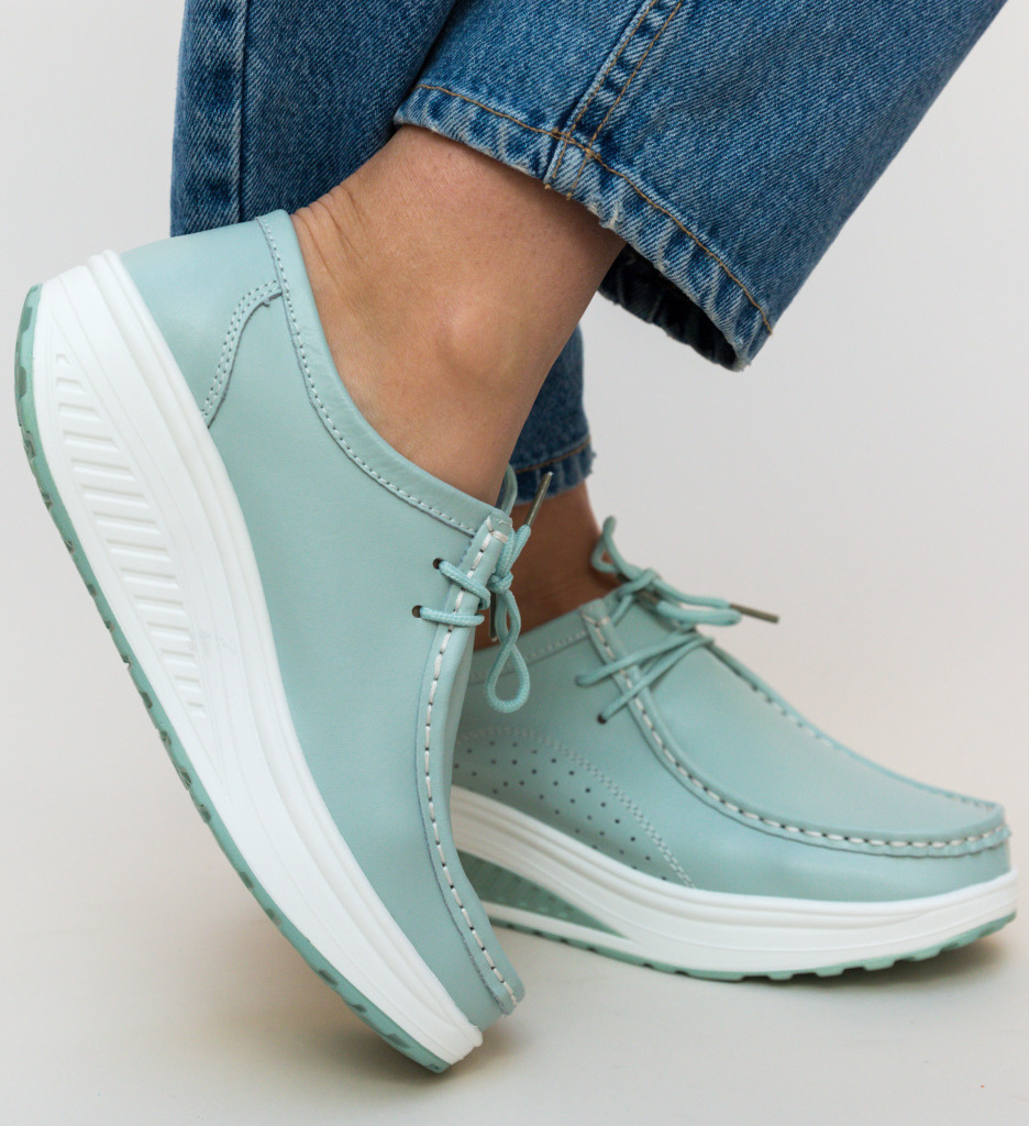 Pantofi Casual Roly Turcoaz | Stil și Confort - imagine 3