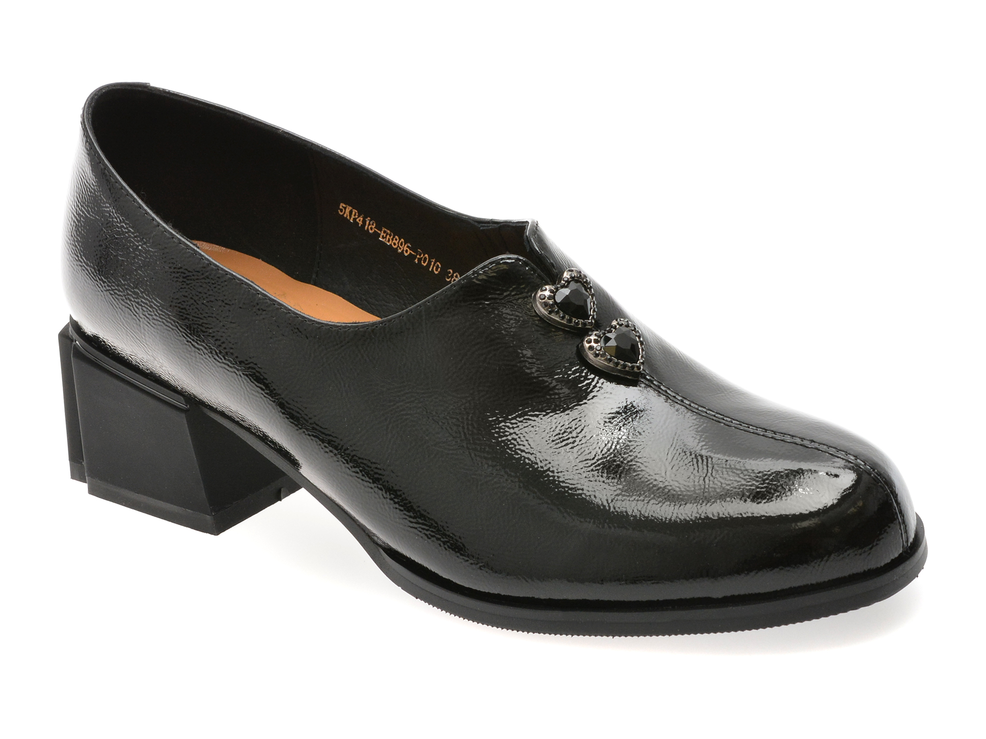 Pantofi Epica Piele Lacuita - Eleganță Urbană