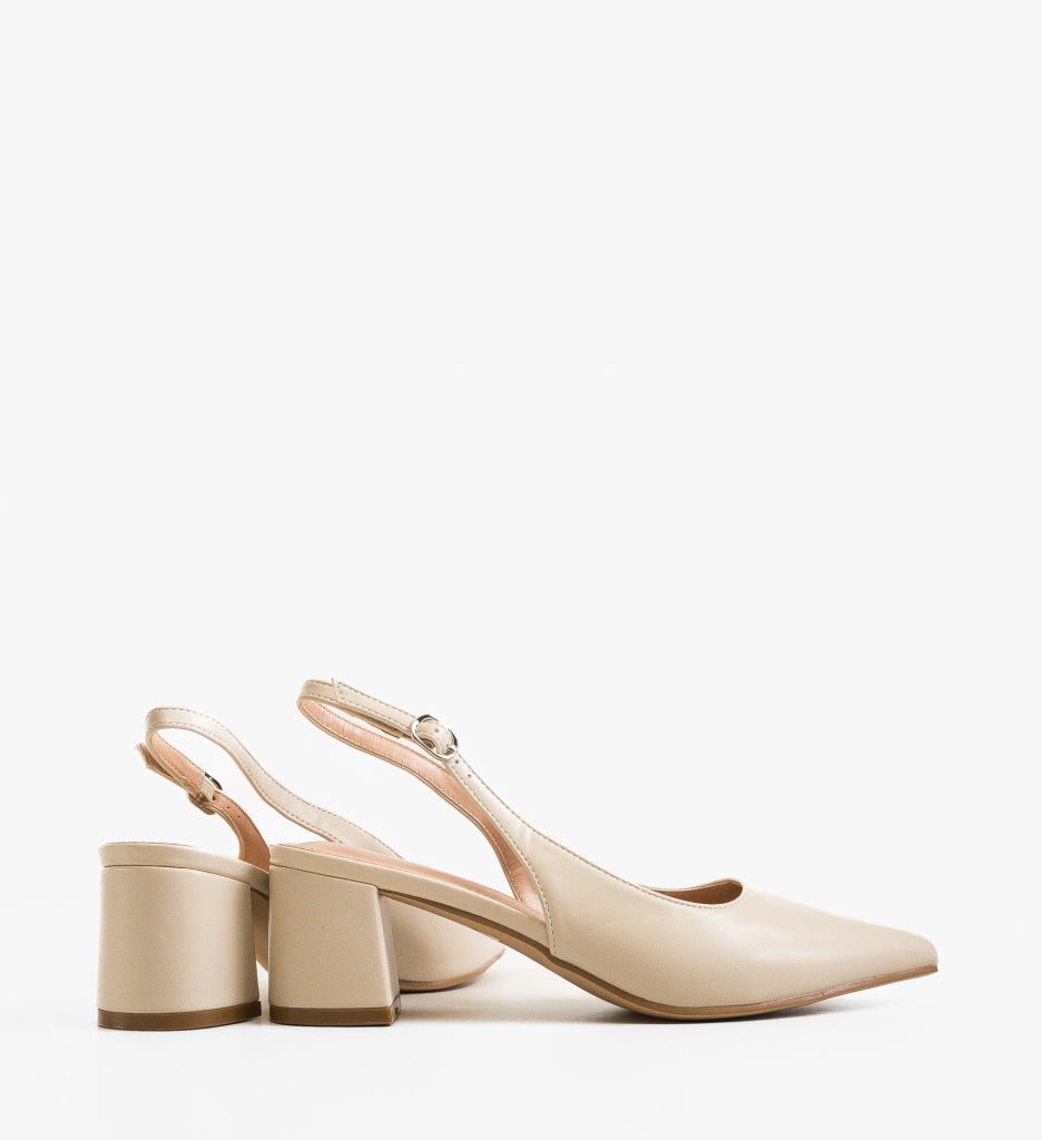 Pantofi cu toc Ellery Bej - Eleganță și Stil - imagine 2